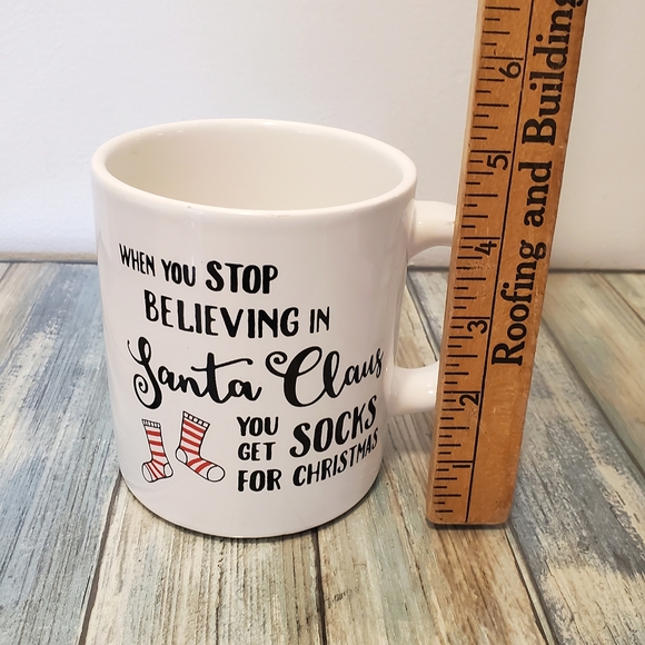 Funny Christmas 🎄 oversized mug "when you stop believing in Santa Claus " - Picture 3 of 6